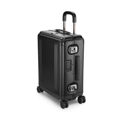 ZERO Halliburton Pursuit Aluminum Hardside Travel Case ( Black , Continental Carry-On ) Black Continental Carry On U1