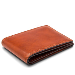 Bosca Men's Wallet, Dolce Small Bifold Wallet ( Amber , One Size ) Amber One Size U2