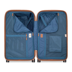 DELSEY Paris Chatelet Air 2.0 Hardside Luggage with Spinner Wheels ( Blush , Checked-26 Inch Trunk ) Blush Checked 26 Inch Trunk U1