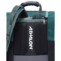 Athalon Everything Ski Boot Bag – Gear Pack with Ventilated Boot Compartments, Waterproof Bottom, Hideaway Helmet Sling, 58.5 Liter Capacity ( Green , 58.5 Liters ) Green 58 5 Liters U1