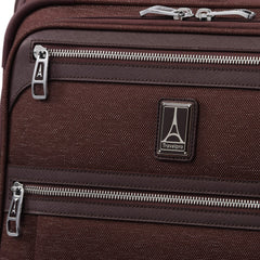 Travelpro Platinum Elite Softside Expandable Checked Luggage, 8 Wheel Spinner Large Suitcase, TSA Lock, Men and Women ( Bordeaux Red , Carry-On 19-Inch ) Bordeaux Red Carry On 19 Inch U2