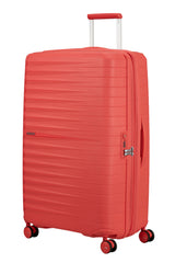 American Tourister Fastforward Expandable Hardside Luggage with Spinner Wheels, Large ( Sunset Coral , One Size ) Sunset Coral One Size U1