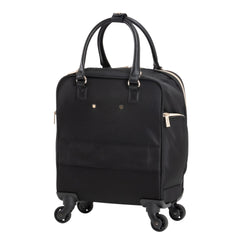 Kenneth Cole Reaction Women's Chelsea Chevron Softside 4-Wheel Underseater ( Black , One Size ) Black One Size U1