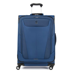 Travelpro Maxlite 5 Softside Expandable Luggage with 4 Spinner Wheels, Lightweight Suitcase, Men and Women Sapphire Blue Checked Medium 25 Inch U4