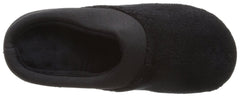 Isotoner Women's Classic Microterry Hoodback Slippers Black/Black 6 5 7 B M US U1