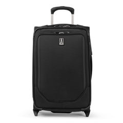 Travelpro Crew Classic Lightweight Softside Expandable Luggage, 2 Wheel Upright Rollaboard Suitcase, Men and Women ( Black , Carry-On ) Black Carry On U1