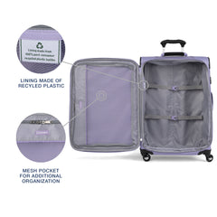 Travelpro Maxlite 5 Softside Expandable Luggage with 4 Spinner Wheels, Lightweight Suitcase, Men and Women U1
