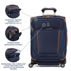 Travelpro Crew Versapack Softside Expandable Spinner Wheel Luggage U1