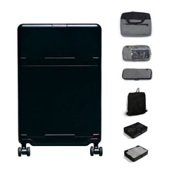 Barmes Design Carry-on Luggage including Laptop Satchel, Essentials Bag, Sorted Case U1