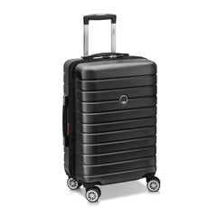 DELSEY Paris Jessica Hardside Expandable Luggage with Spinner Wheels - Black/Carry-On 21-Inch