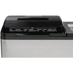 Zojirushi BB-PDC20BA Home Bakery Virtuoso Plus Breadmaker, 2 lb. loaf of bread, Stainless Steel/Black U1