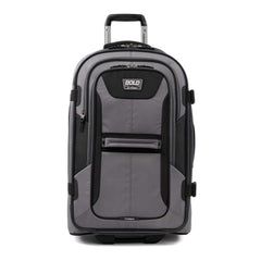 Travelpro Unisex-Adult Bold Softside Expandable Rollaboard Upright Luggage - Grey/Black/Checked-Medium 25-Inch