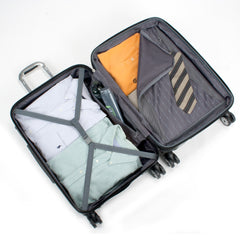 Delsey Luggage Helium Aero International Carry On Expandable Spinner Trolley 19" U2