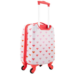 Travelers Club 5 Piece Kids' Luggage Set, Hearts U1