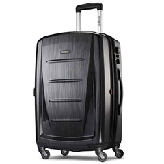 Samsonite Winfield 2 Hardside Luggage with Spinner Wheels - Brushed Anthracite/Checked-Medium 24-Inch