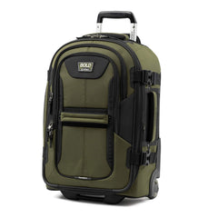 Travelpro Unisex-Adult Bold Softside Expandable Rollaboard Upright Luggage - Olive/Black/Carry-On 22-Inch