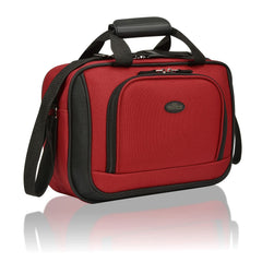U.S. Traveler Rio Rugged Fabric Expandable Carry-On Luggage Set, Red, 2 Count(Pack of 1) U1