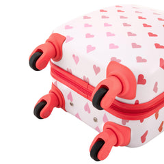 Travelers Club 5 Piece Kids' Luggage Set, Hearts U1