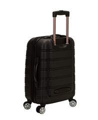 Rockland Melbourne Hardside Expandable Spinner Wheel Luggage, Black, Carry-On 20-Inch U1
