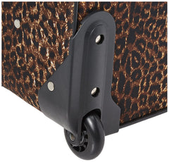 Rockland Fashion Softside Upright Luggage Set, Leopard, 2-Piece (14/19) U1