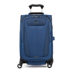 Travelpro Maxlite 5 Softside Expandable Luggage with 4 Spinner Wheels, Lightweight Suitcase, Men and Women - Ensign Blue/Carry-on 21-Inch