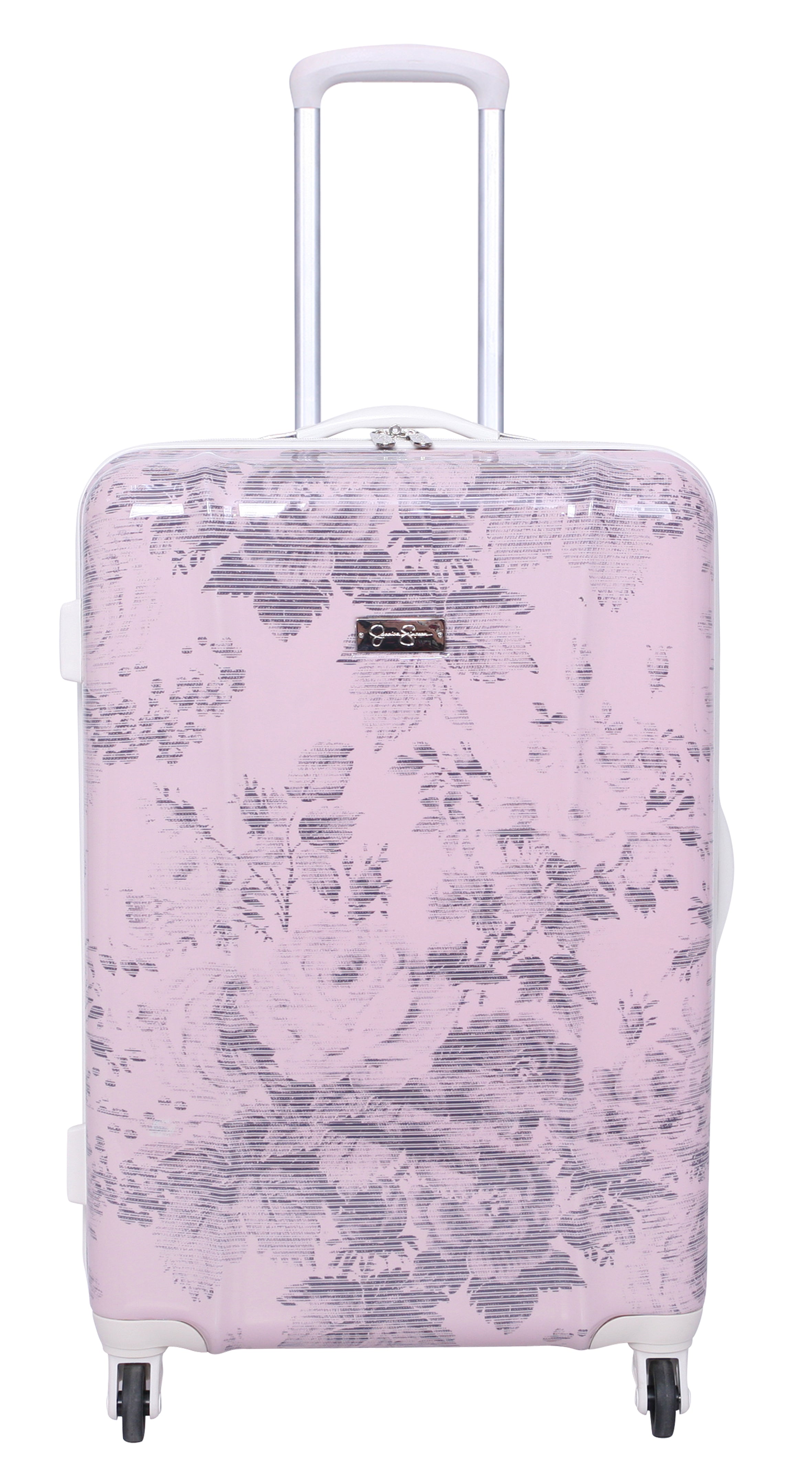 Jessica Simpson Hardside 25-Inch Spinner Winterbloom Dusty Pink U1
