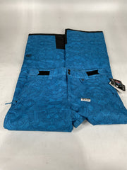 Arctix Kids Snow Pants with Reinforced Knees and Seat - Diamond Print Marina Blue/X-Large