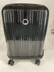 DELSEY Paris Helium Aero Hardside Expandable Luggage with Spinner Wheels - Black/Carry-On 19 Inch