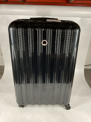 DELSEY Paris Helium Aero Hardside Expandable Luggage with Spinner Wheels - Black/Checked-Large 29 Inch