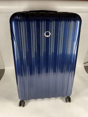 Delsey Helium Aero 29" Expandable Spinner Trolley - Blue Cobalt/Checked-Large 29 Inch