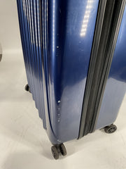 Delsey Helium Aero 29" Expandable Spinner Trolley - Blue Cobalt/Checked-Large 29 Inch