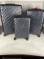 Delsey Alexis Lightweight Luggage Set 3 Piece, Double Wheel Hardshell Suitcases, Expandable Spinner Suitcase with TSA Lock and Carry On to Delsey Alexis Lightweight Luggage, Double Wheel Hardshell Suitcases, Expandable Spinner Suitcase wit - Blue/One Size