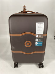 DELSEY Paris Chatelet Air 2.0 Hardside Luggage with Spinner Wheels - Chocolate Brown/Carry-on 21 Inch, with Brake