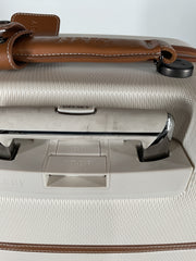 DELSEY Paris Chatelet Air 2.0 Hardside Luggage with Spinner Wheels - Champagne White/Carry-on 21 Inch, with Brake