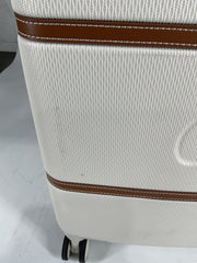 DELSEY Paris Chatelet Air 2.0 Hardside Luggage with Spinner Wheels - Champagne White/Carry-on 21 Inch, with Brake