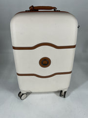 DELSEY Paris Chatelet Air 2.0 Hardside Luggage with Spinner Wheels - Champagne White/Carry-on 21 Inch, with Brake