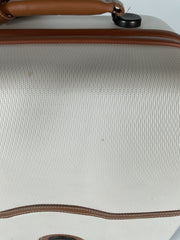 DELSEY Paris Chatelet Air 2.0 Hardside Luggage with Spinner Wheels - Champagne White/Carry-on 21 Inch, with Brake