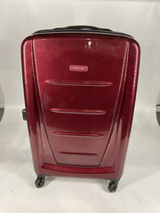 Samsonite Winfield 2 Hardside Luggage with Spinner Wheels - Burgundy/Checked-Medium 24-Inch