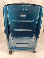 Samsonite Winfield 2 Hardside Luggage with Spinner Wheels - Deep Blue/Checked-Medium 24-Inch