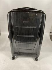 Samsonite Winfield 2 Hardside Luggage with Spinner Wheels - Brushed Anthracite/Checked-Medium 24-Inch