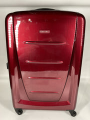 Samsonite Winfield 2 Hardside Luggage with Spinner Wheels - Burgundy/Checked-Large 28-Inch