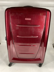 Samsonite Winfield 2 Hardside Luggage with Spinner Wheels - Burgundy/Checked-Large 28-Inch