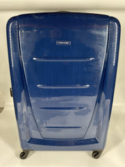 Samsonite Winfield 2 Hardside Luggage with Spinner Wheels - Navy/Checked-Large 28-Inch