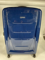 Samsonite Winfield 2 Hardside Luggage with Spinner Wheels - Navy/Checked-Large 28-Inch