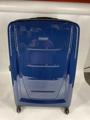 Samsonite Winfield 2 Hardside Luggage with Spinner Wheels - Navy/Checked-Large 28-Inch
