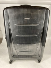 Samsonite Winfield 2 Hardside Luggage with Spinner Wheels - Brushed Anthracite/Checked-Large 28-Inch