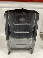 Samsonite Winfield 2 Hardside Luggage with Spinner Wheels - Brushed Anthracite/Checked-Large 28-Inch