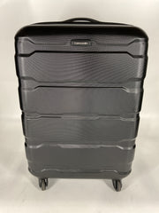 Samsonite Omni Pc Hardside Expandable Luggage with Spinner Wheels - Black/Checked-Medium 24-Inch