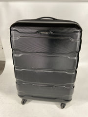 Samsonite Omni Pc Hardside Expandable Luggage with Spinner Wheels - Black/Checked-Medium 24-Inch