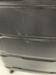 Samsonite Omni Pc Hardside Expandable Luggage with Spinner Wheels - Black/Checked-Medium 24-Inch